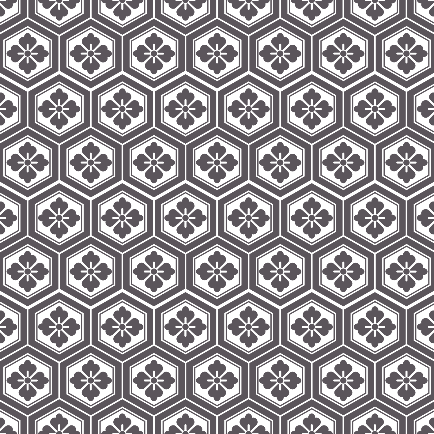 Traditional japanese pattern square vinyl rug - TenStickers