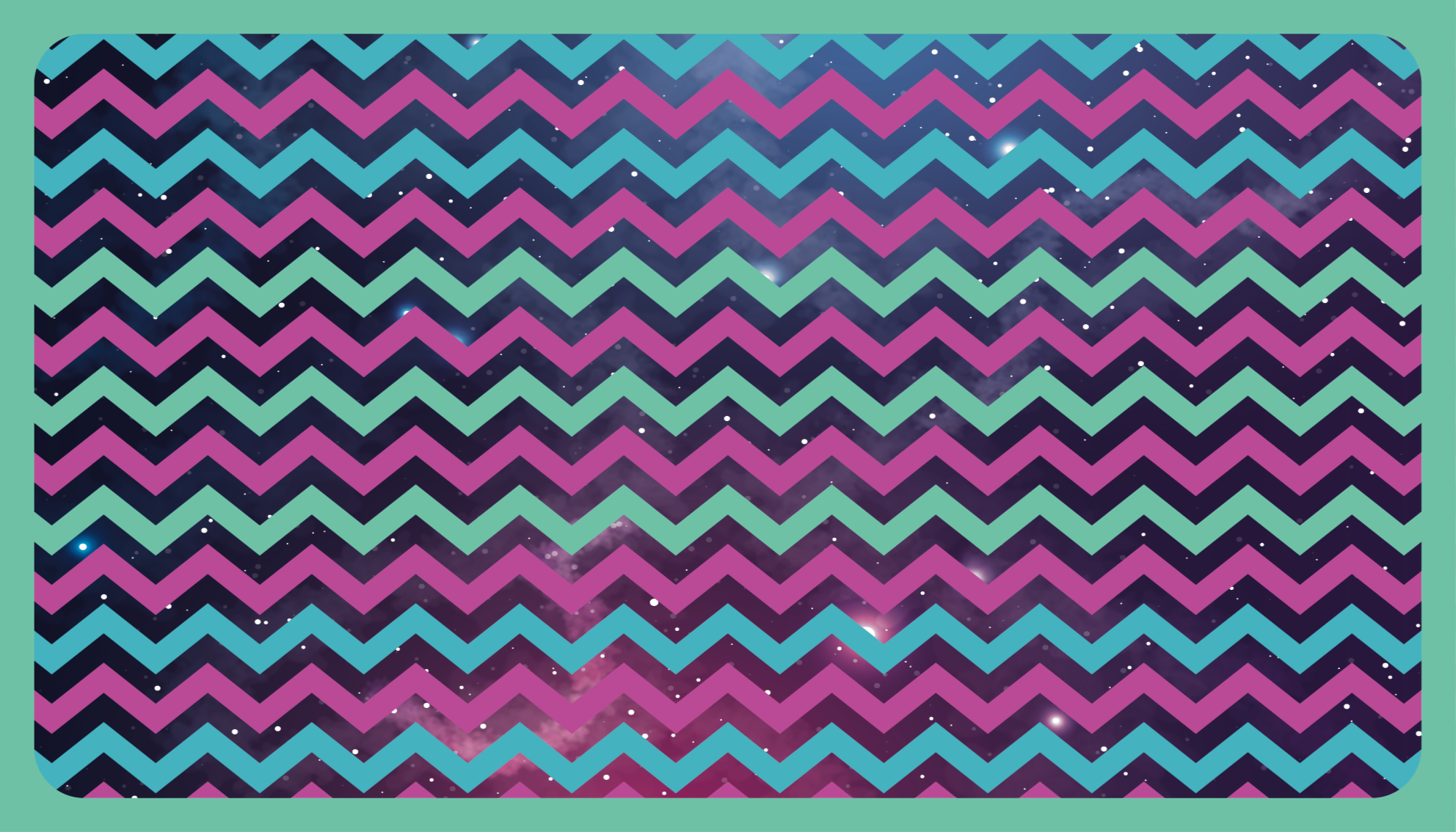 Zigzag Pattern geometric vinyl rug - TenStickers