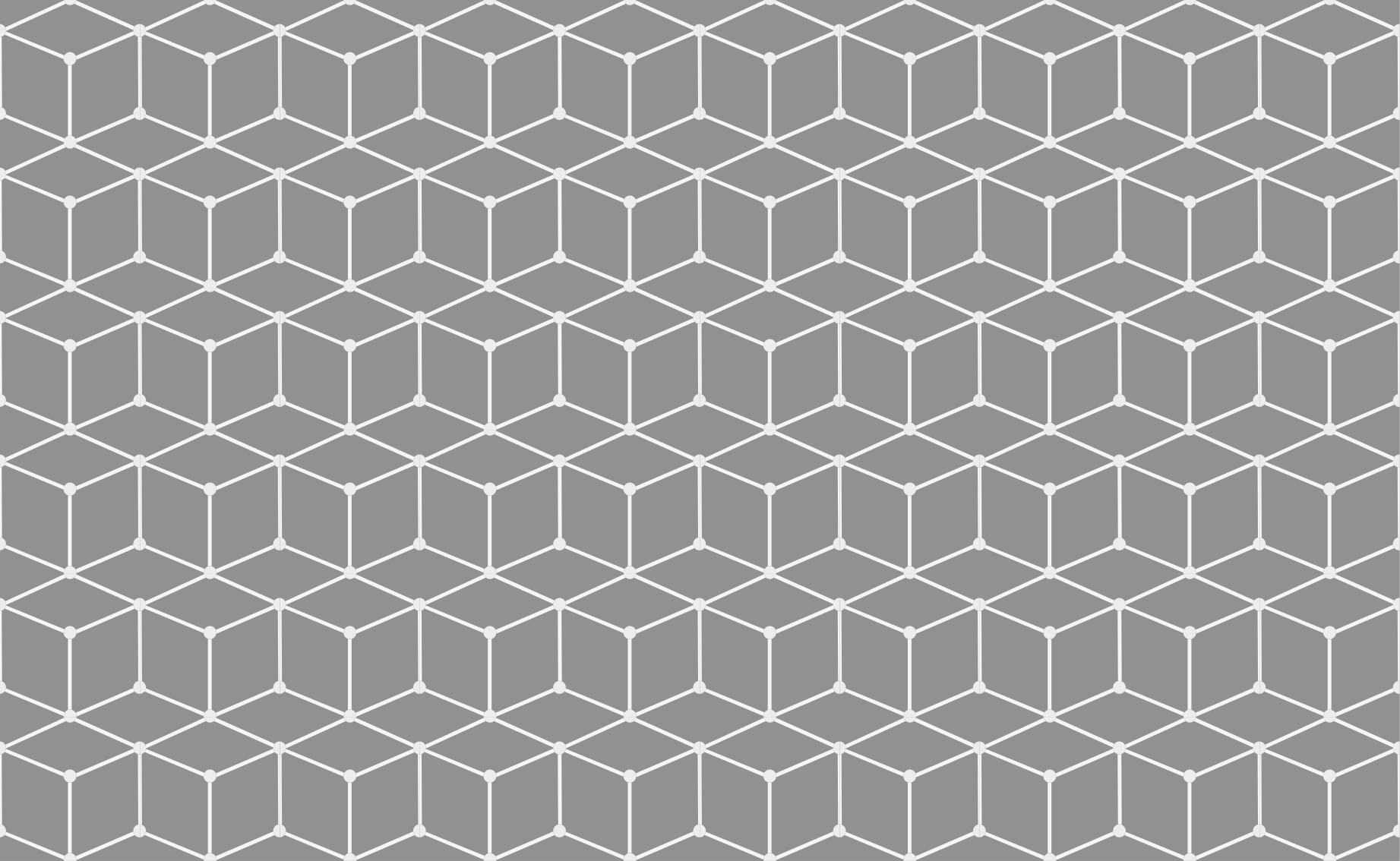 White cubes over a grey background modern rug - TenStickers