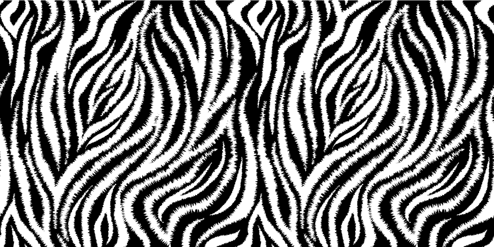 Animal print vinyl rug zebra stripe design - TenStickers