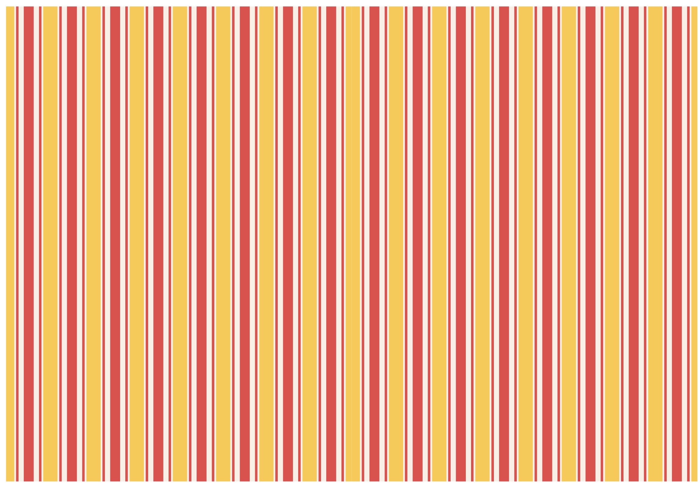 Orange and red striped vinyl rug - TenStickers