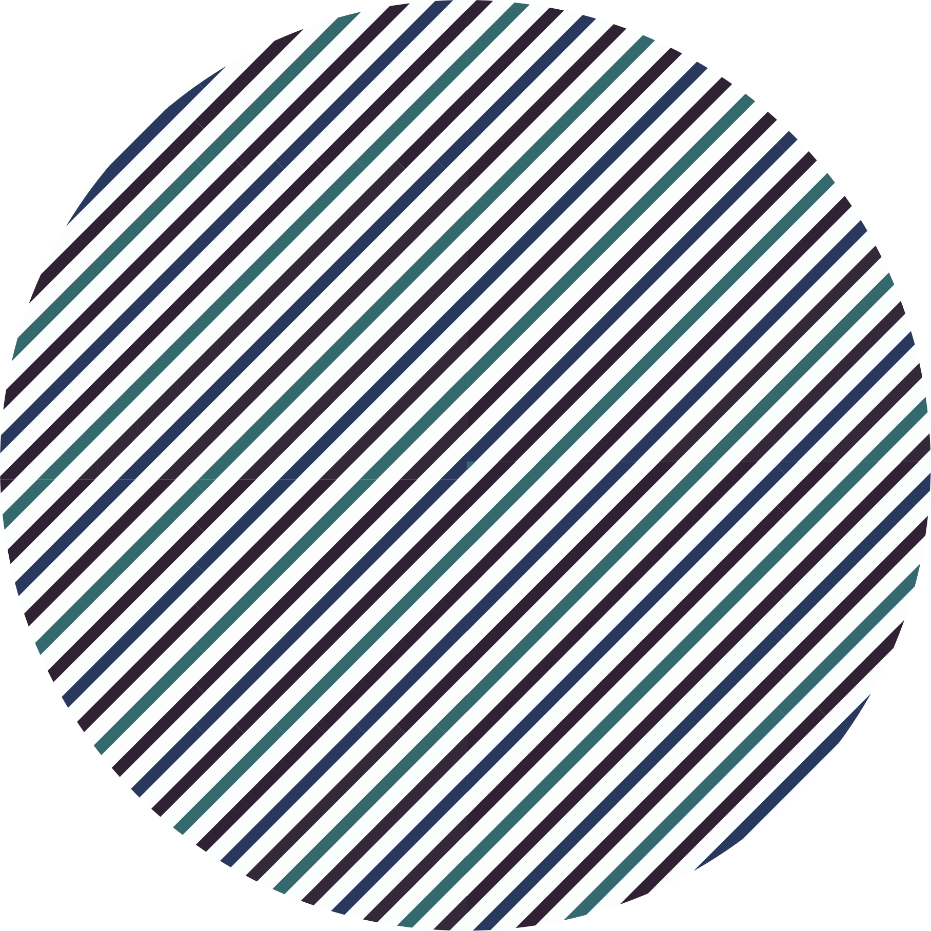 Grey and green striped vinyl rug - TenStickers