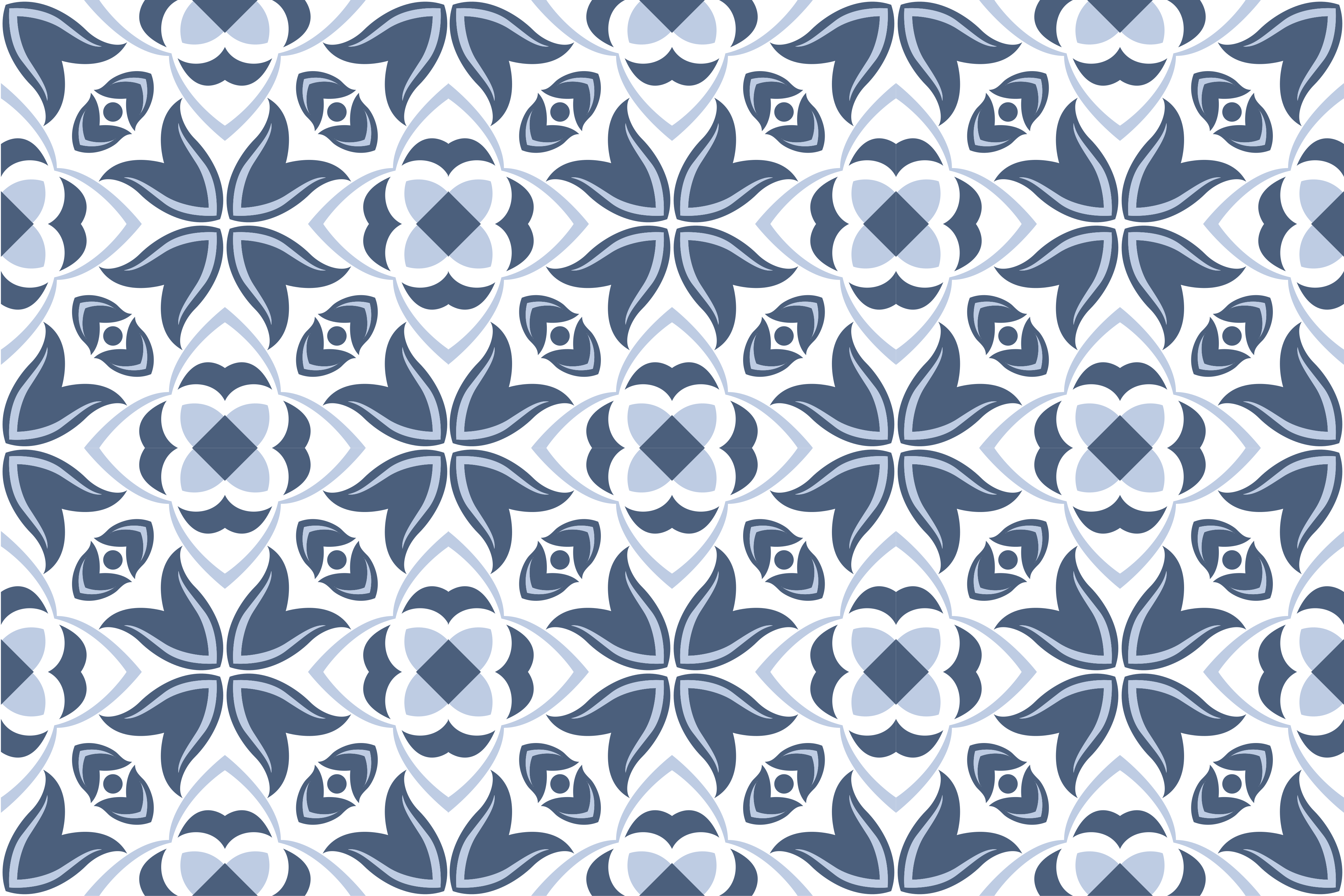 Stylish grey pattern mosaic vinyl rug - TenStickers