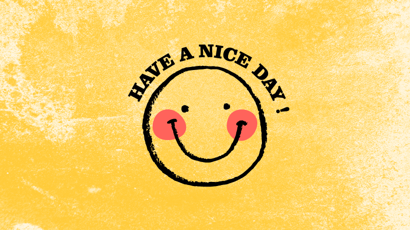 Have a nice day! custom rug - TenStickers