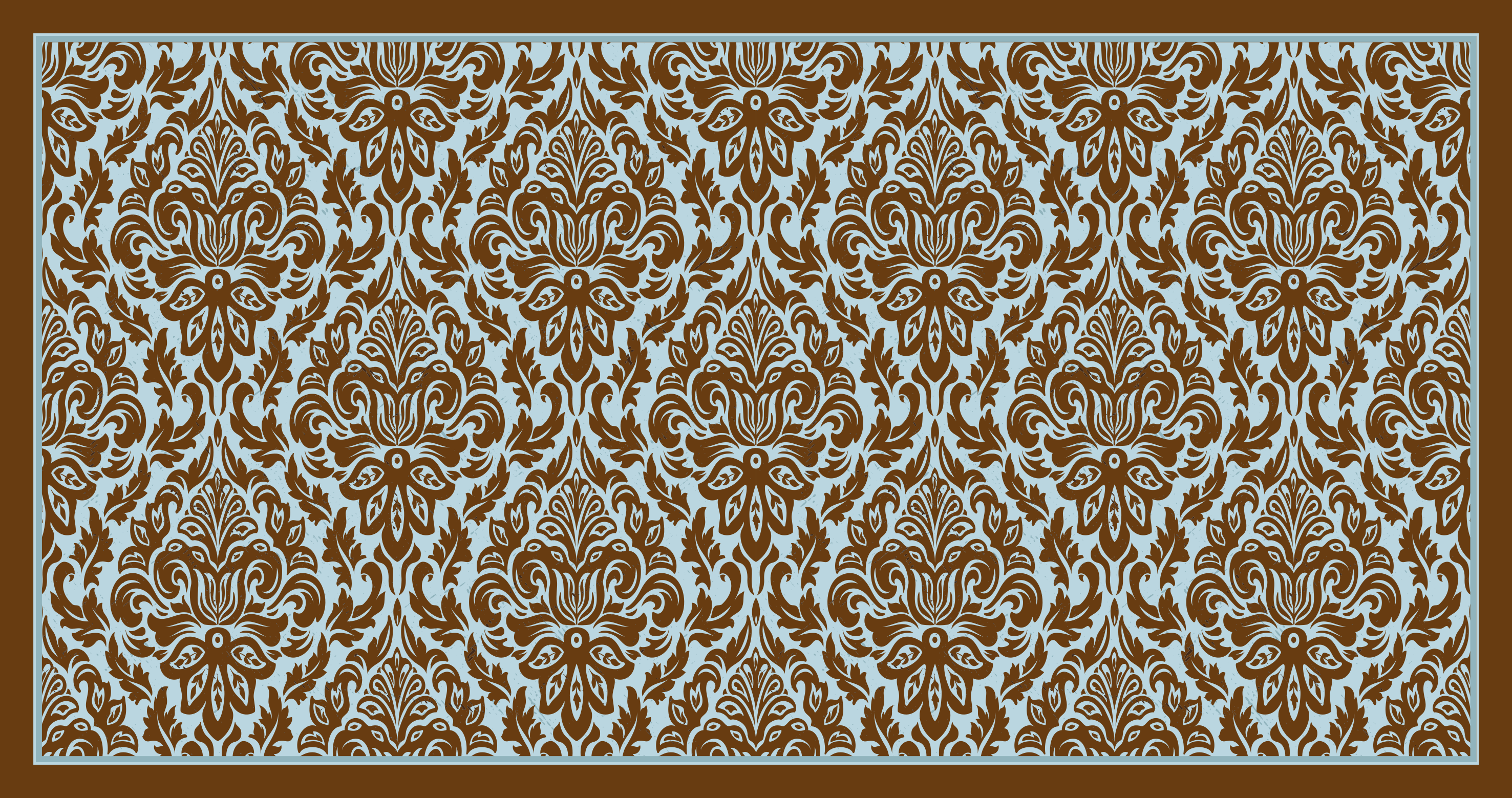 Elegant floral arrangement vintage vinyl rug - TenStickers