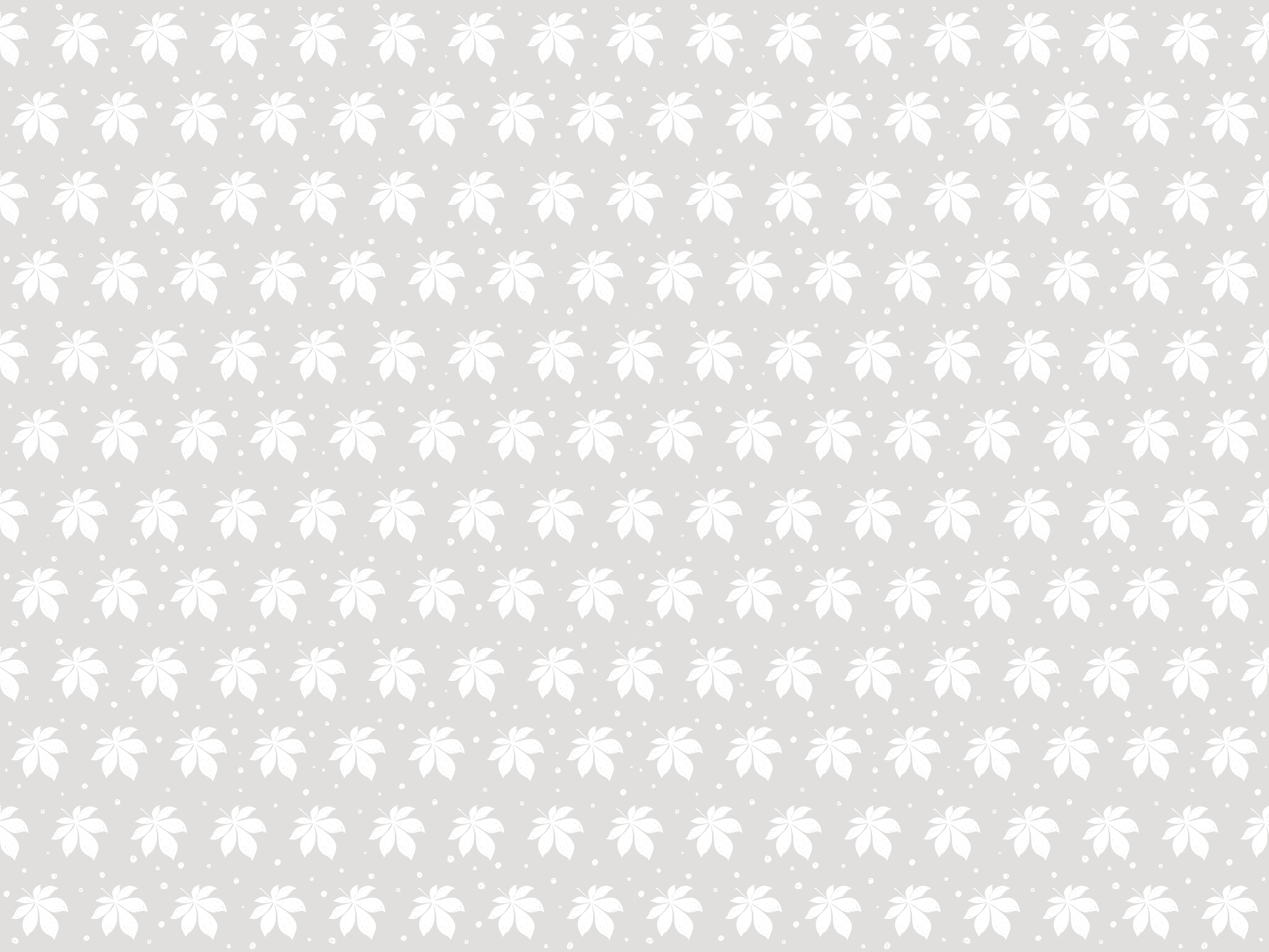 Floral vinyl rug delicate botanical design - TenStickers