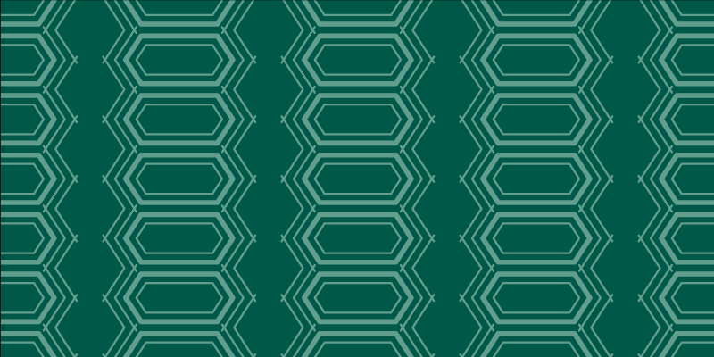 Emerald Geometric Pattern geometric rug - TenStickers