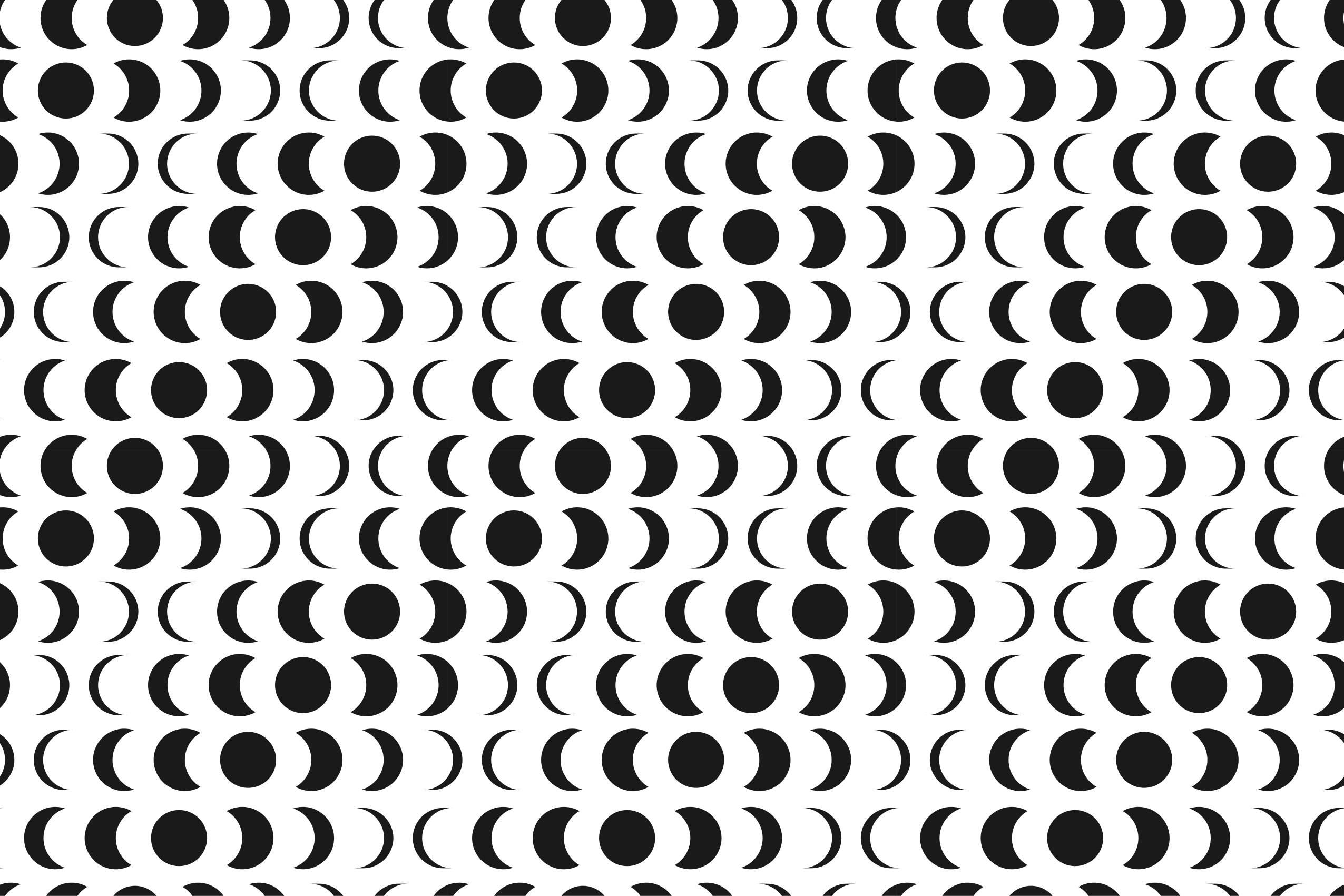 Monochrome Semicircles geometric rug - TenStickers