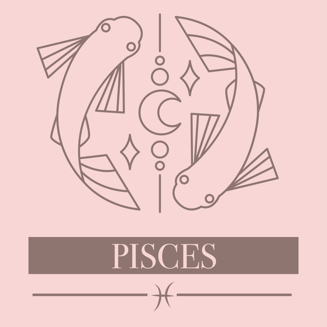 Pisces Zodiac custom rug - TenStickers