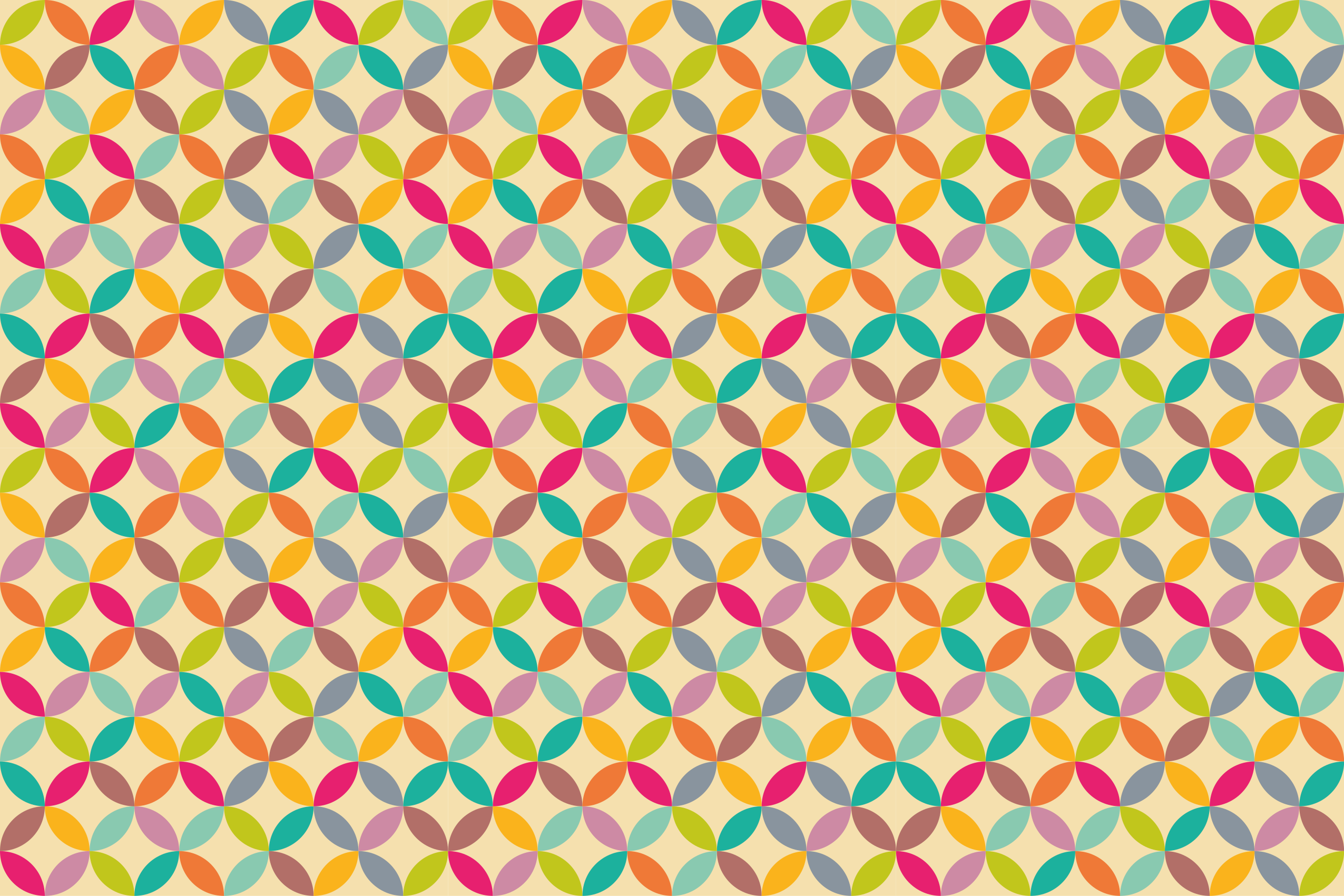 Colorful Geometric geometric rug - TenStickers
