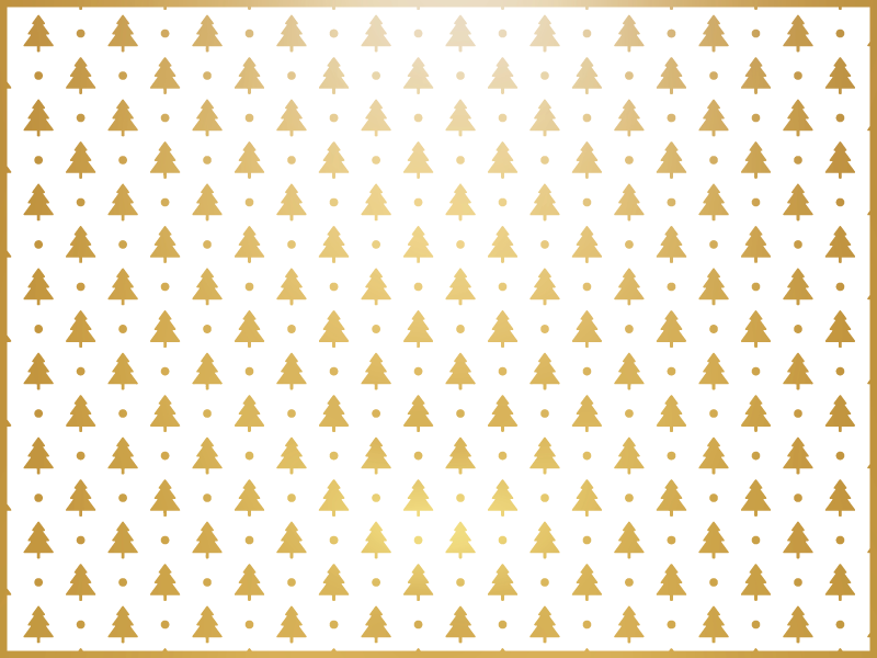 Festive Tree Pattern Christmas carpet runner - TenStickers