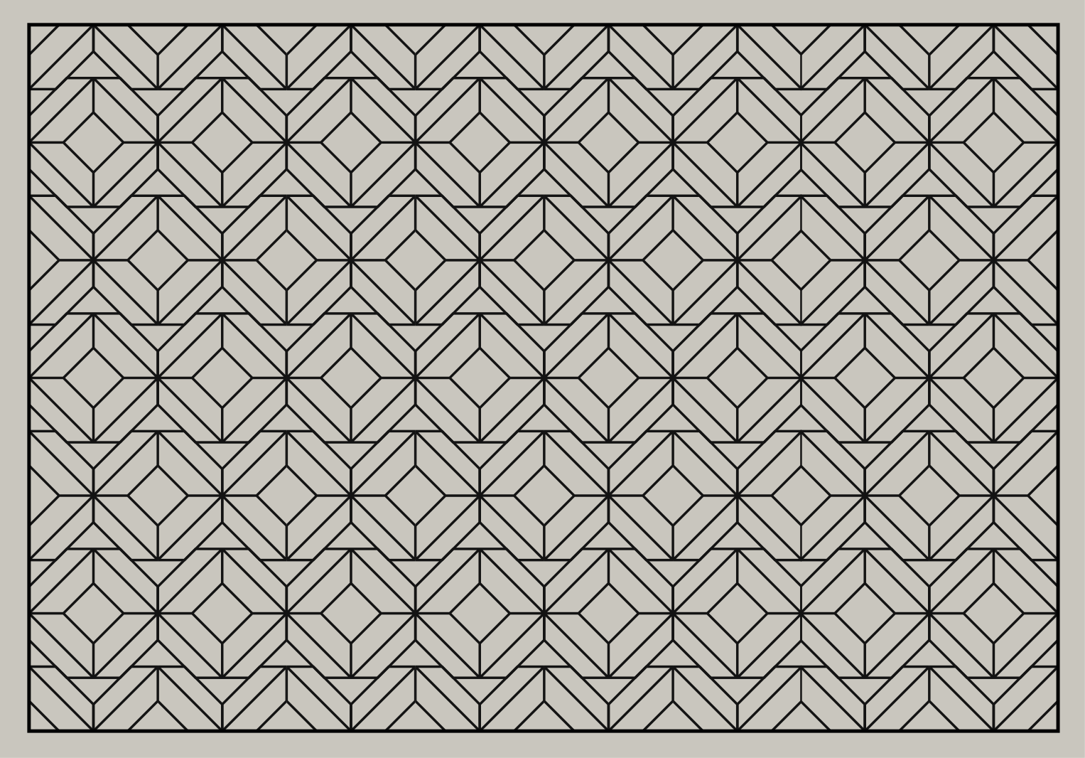 Black and white square pattern geometric rugs - TenStickers