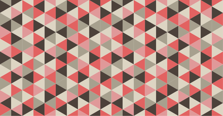 Cubist Triangular Array geometric vinyl rug - TenStickers