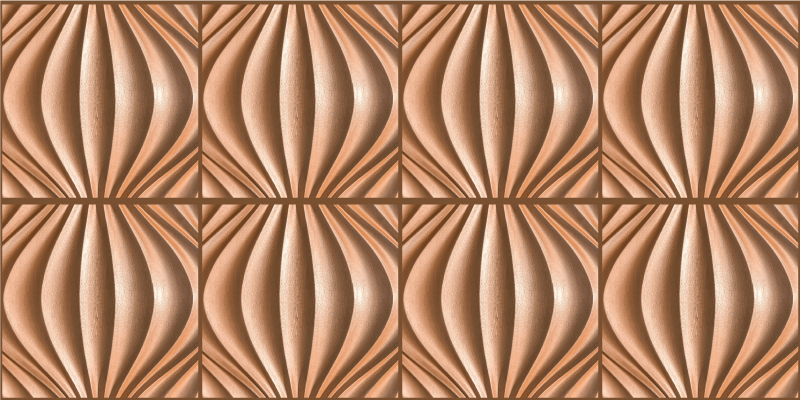 Wavy Mosaic Pattern mosaic vinyl rug - TenStickers