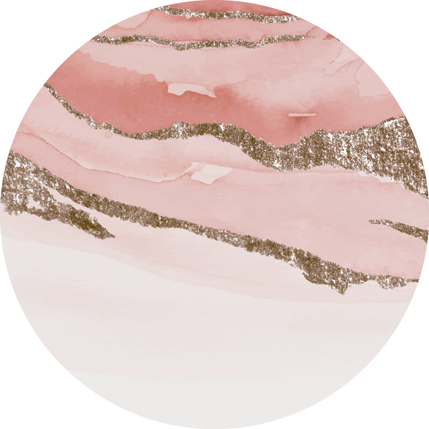 Abstract Textured Circular Design circular rug - TenStickers