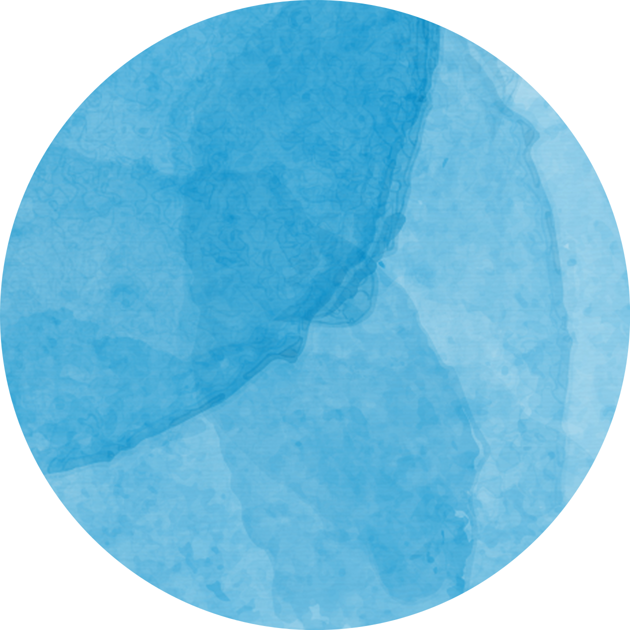 Abstract Blue Circular Design minimalist rug - TenStickers