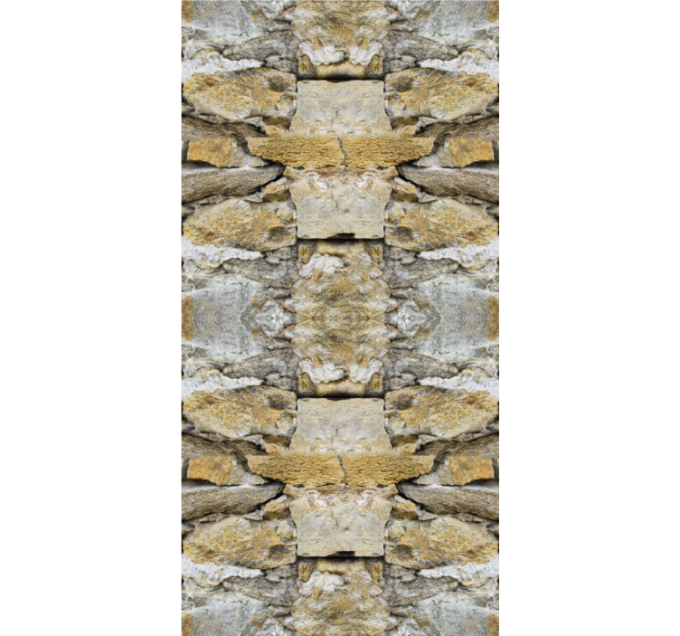 Realistic image stone effect wallpaper - TenStickers