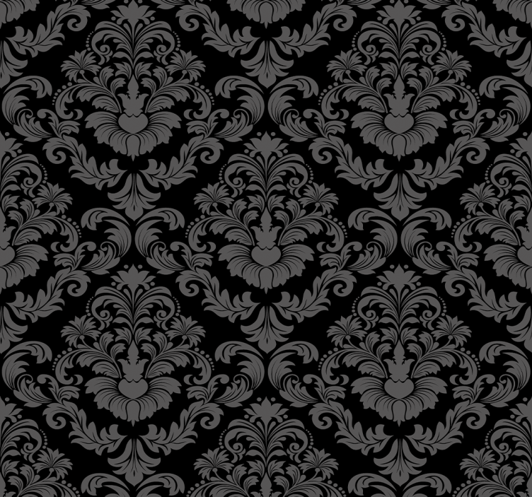 Luxurious Floral Design baroque wallpaper - TenStickers