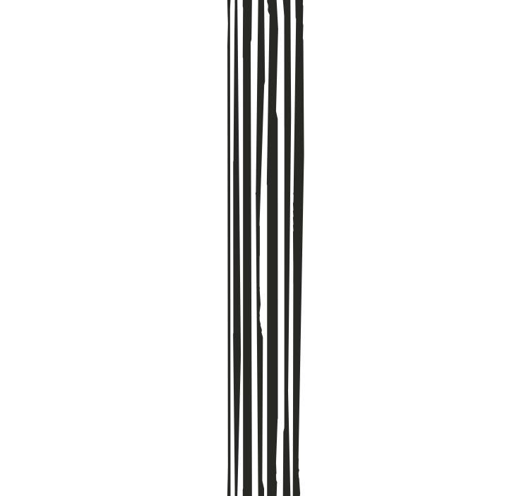 Stylish black and white wallpaper striped - TenStickers