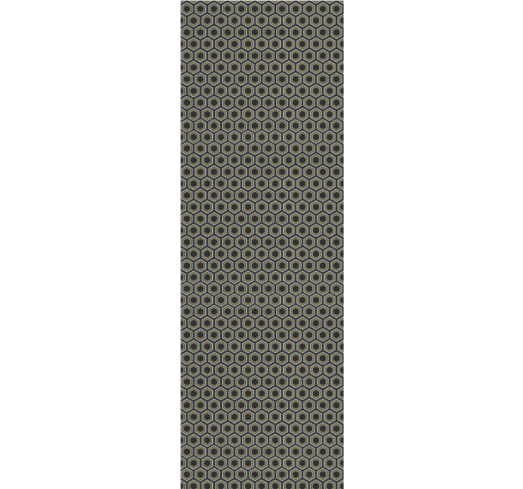 Hexagonal Texture 3 d wall paper - TenStickers