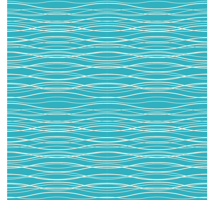 Natural seawater wall paper in bedroom - TenStickers