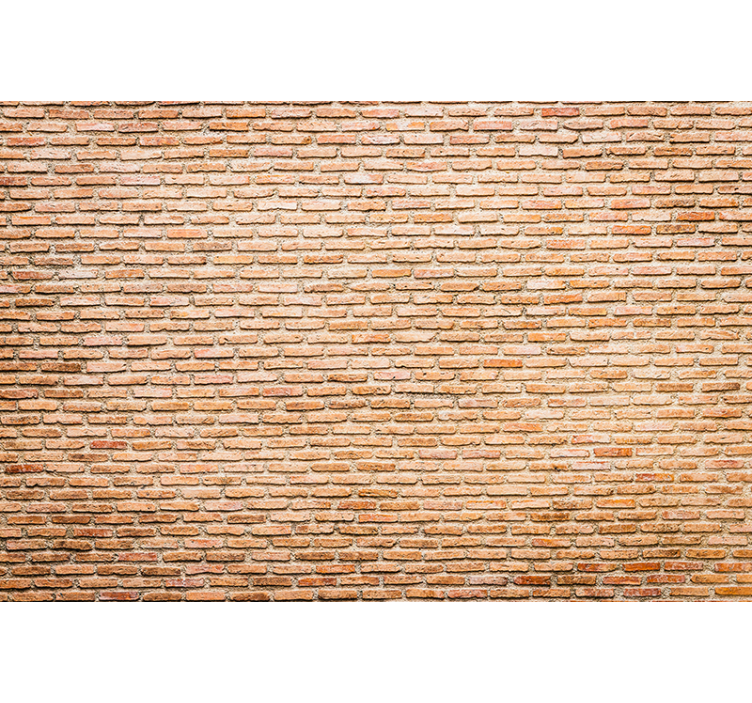 Worn pattern bricks wallpaper - TenStickers