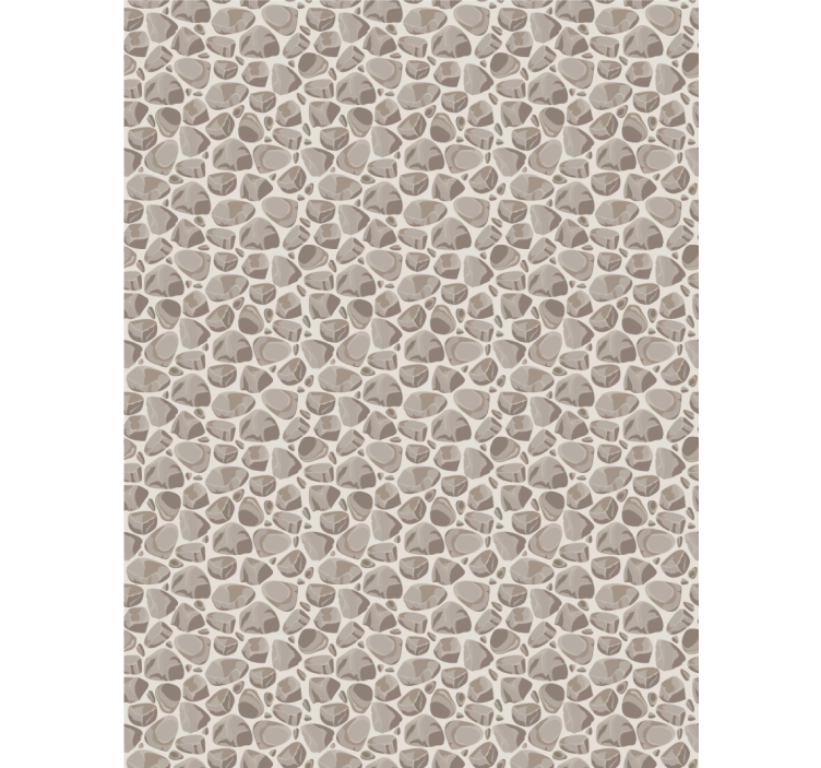 Textured wallpaper stone pebble design - TenStickers