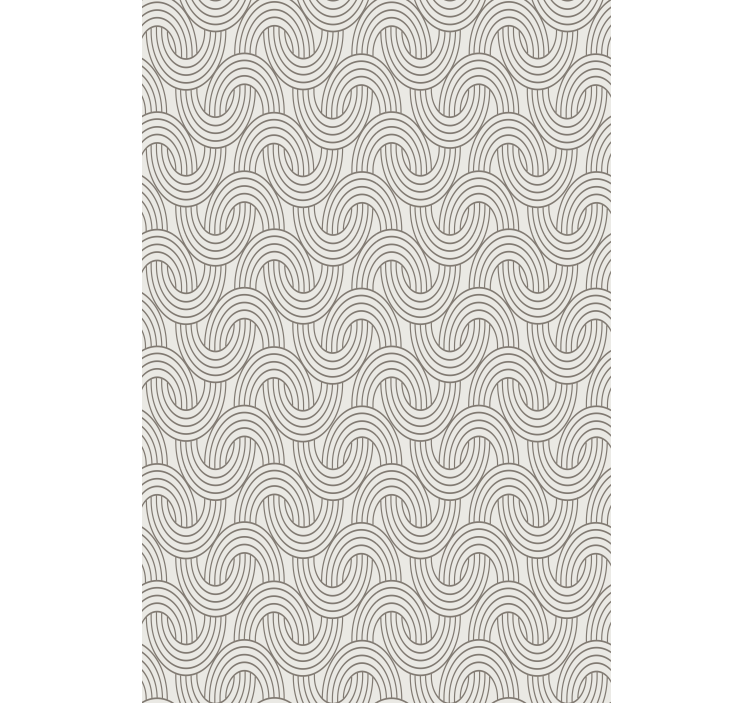 Textured wallpaper with detailed wave patterns - TenStickers