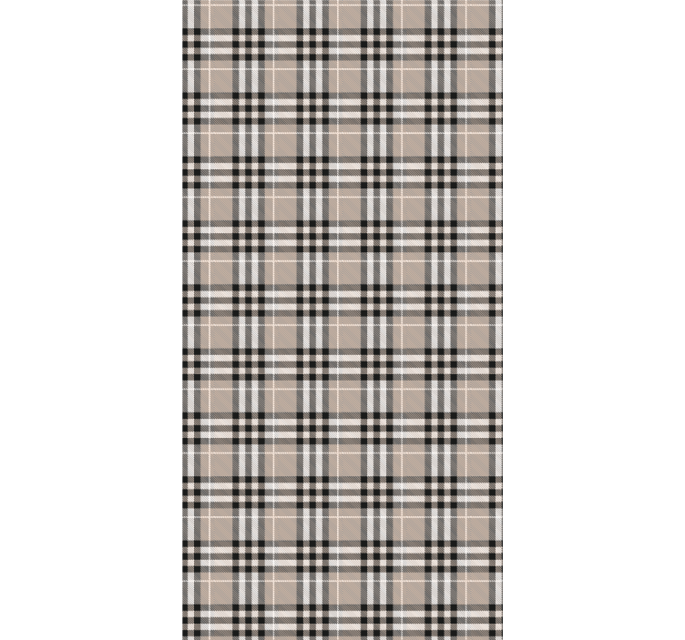 Textured wallpaper classic checkered pattern - TenStickers