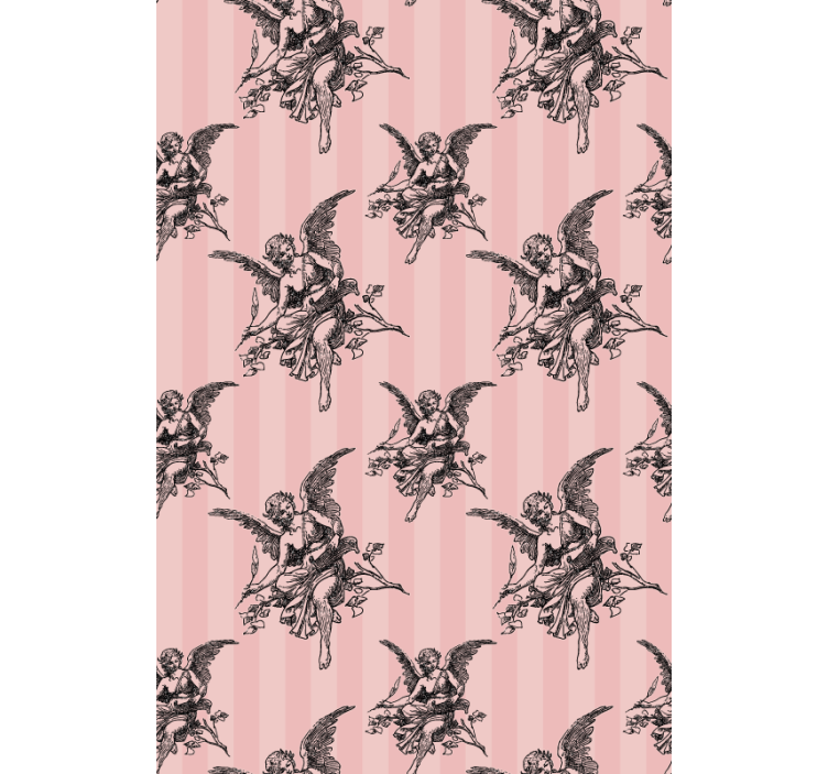 Classic wallpaper in toile de jouy pattern design - TenStickers