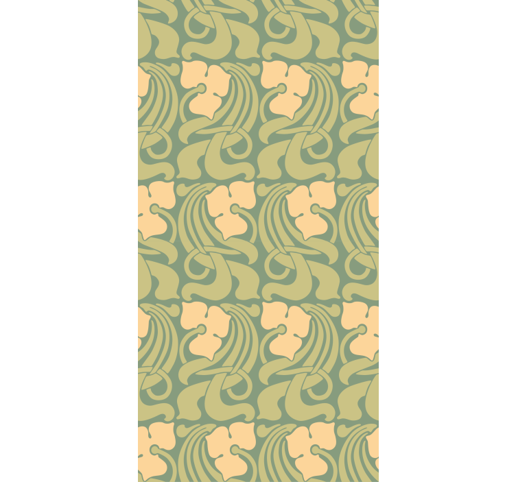 Classic wallpaper with art nouveau design - TenStickers