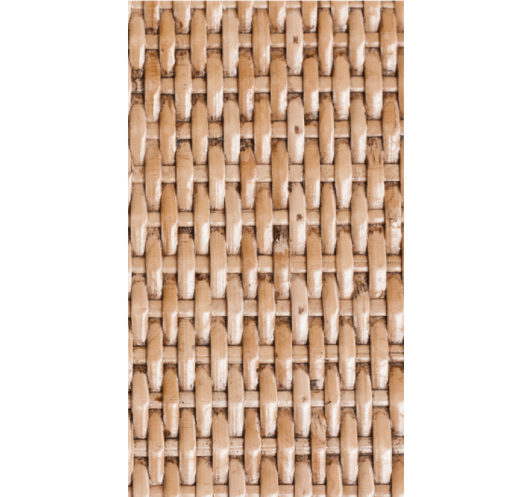Living area wallpaper woven textured finish - TenStickers