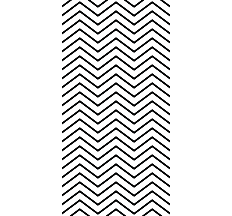 Contemporary wallpaper chevron pattern design - TenStickers