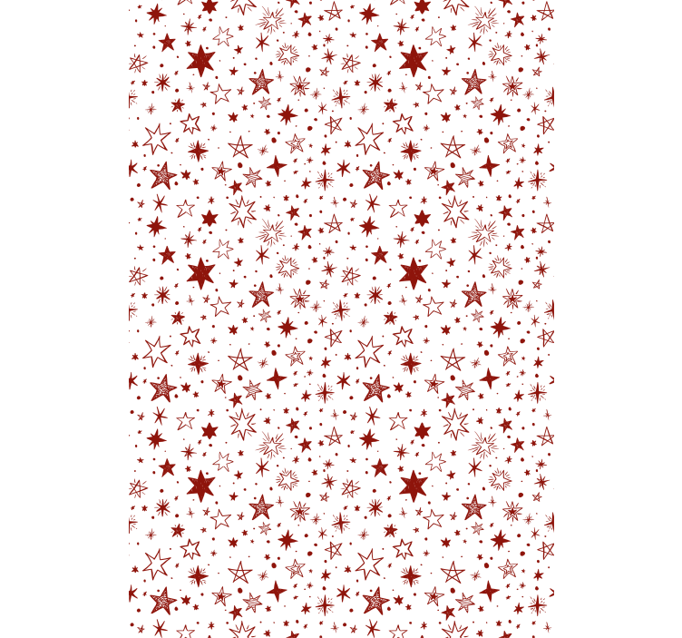 Contemporary wallpaper red watercolour star - TenStickers