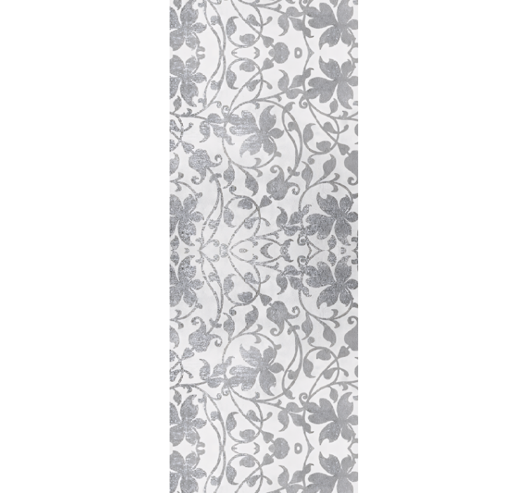 Kitchen wallpaper cement damask design - TenStickers