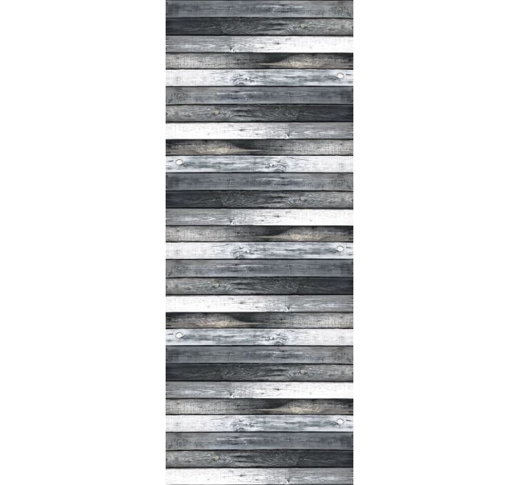 Kitchen wallpaper wood grain design - TenStickers