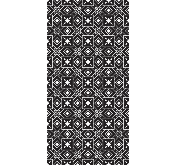 Kitchen wallpaper in monochrome design - TenStickers
