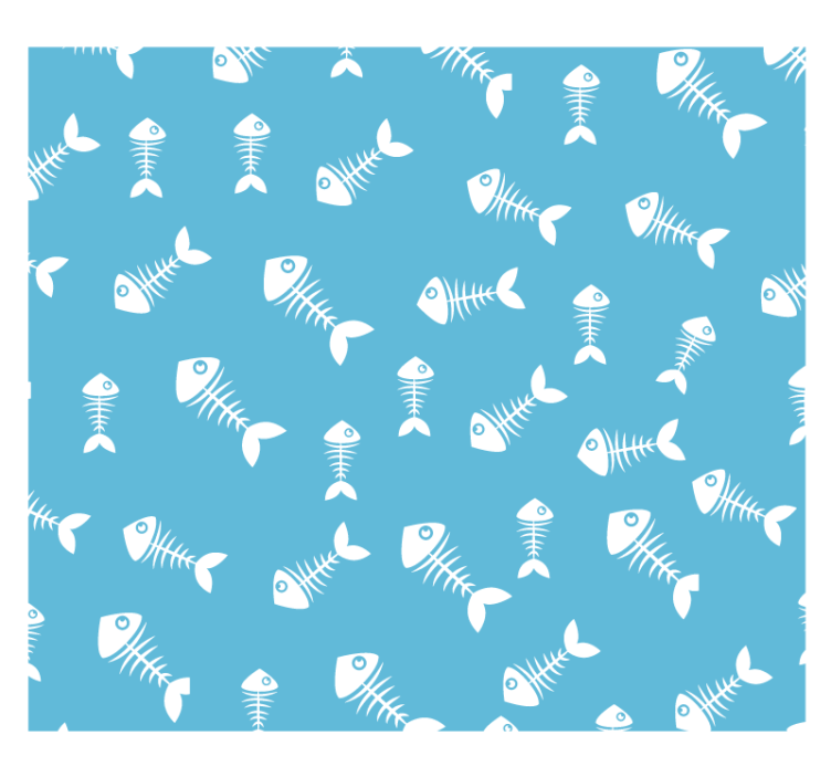 Kitchen wallpaper weighing skeleton design - TenStickers
