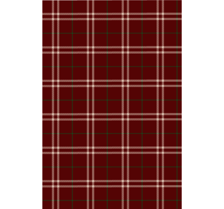 Living area wallpaper plaid pattern design - TenStickers