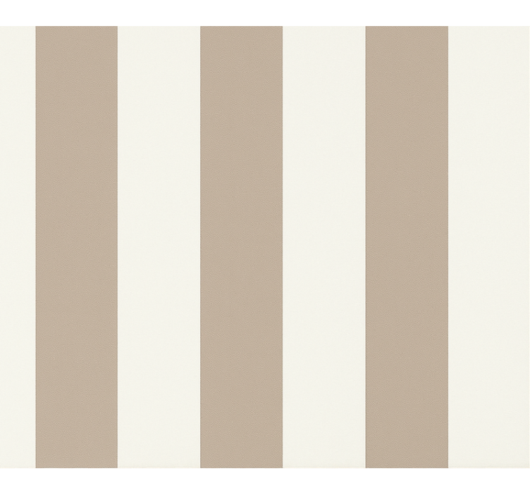 Master bedroom wallpaper taupe stripe - TenStickers