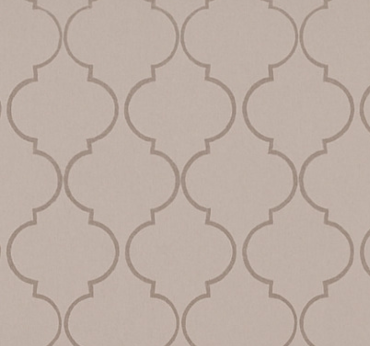 Master bedroom wallpaper taupe linen texture effect - TenStickers