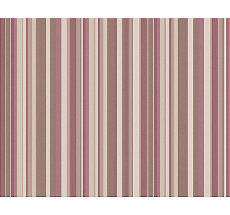 Master bedroom wallpaper stripped pink - TenStickers
