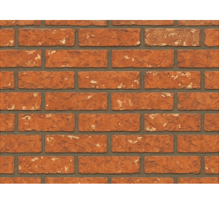 Living area wallpaper urban brick design - TenStickers