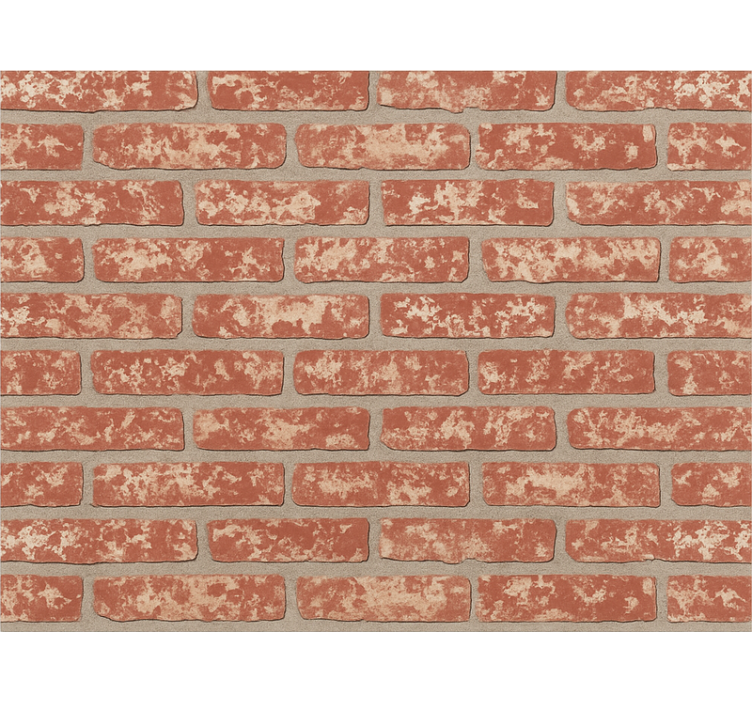 Living area wallpaper brick peel design - TenStickers