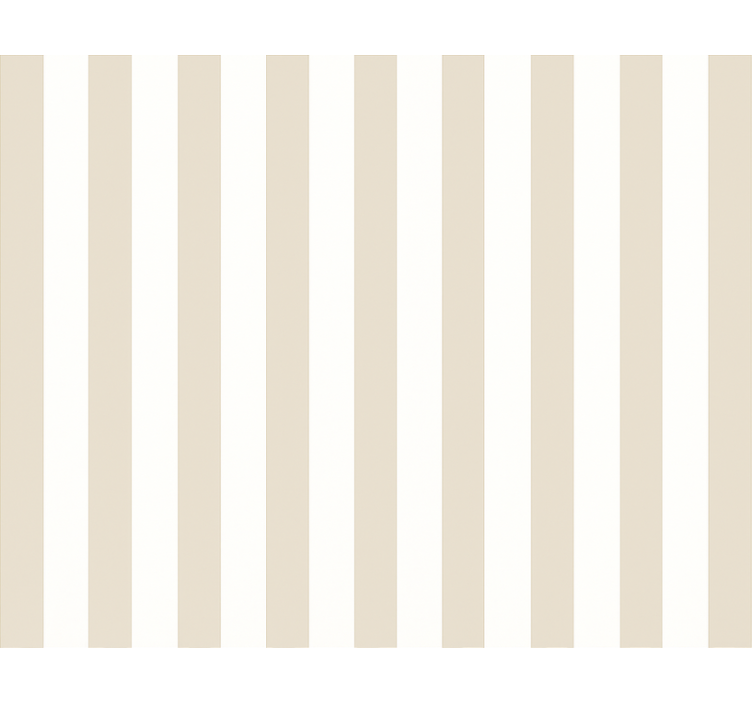 Living area wallpaper neutral vertical stripe pattern - TenStickers
