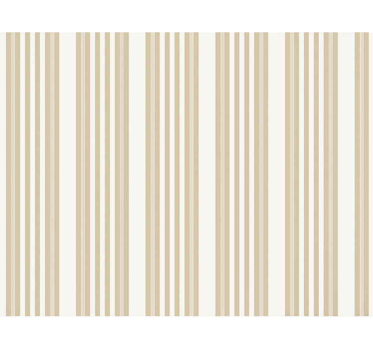 Vega beige striped pattern living area wallpaper - TenStickers