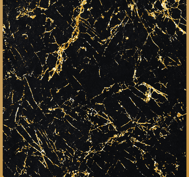 Elegant black texture marble effect wallpaper - TenStickers
