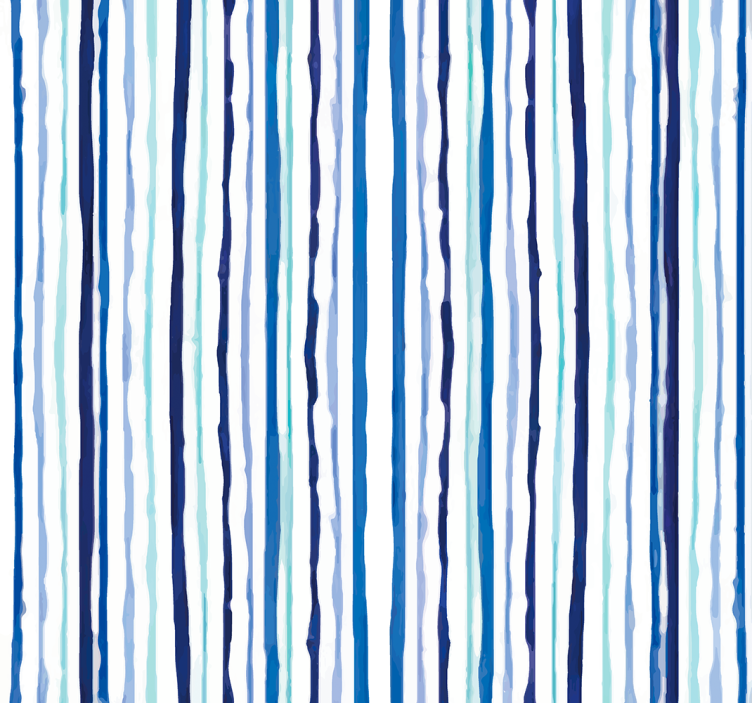 Wallpaper striped blue vertical pattern - TenStickers