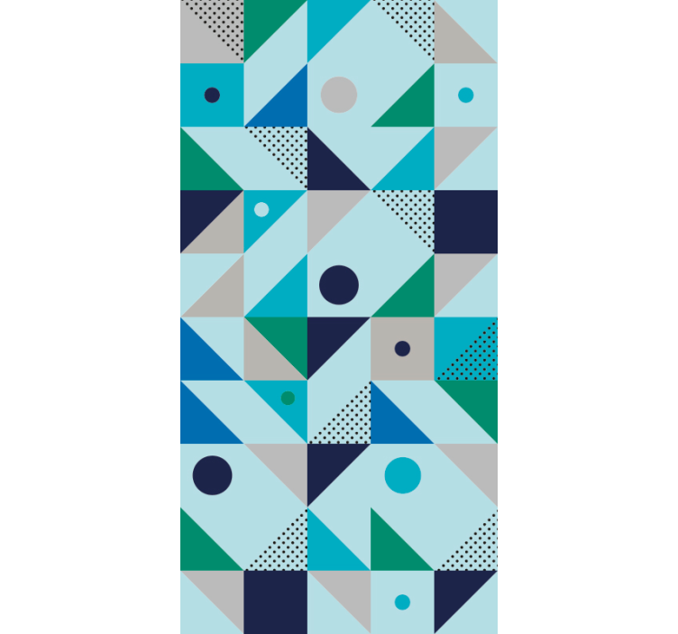 Geometric Shapes Fusion wallpaper geometric - TenStickers
