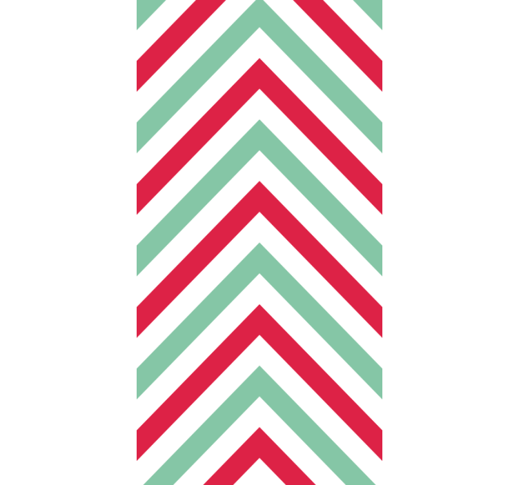 Chevron Zigzag Pattern wallpaper geometric - TenStickers